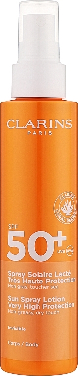 Balsam do ciała z filtrem przeciwsłonecznym - Clarins Sun Spray Lotion Very High Protection SPF 50 — Zdjęcie N1