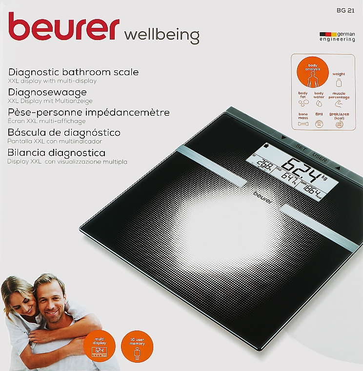 Waga diagnostyczna BG 21 - Beurer BG 21 — Zdjęcie N2