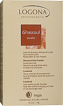 Oczyszczająca glinka mineralna do skóry głowy i włosów - Logona Ghassoul Powder — Zdjęcie N3