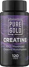 Kapsułki z monohydratem kreatyny, 120 szt. - Pure Gold Creatine Monohydrate — Zdjęcie N1