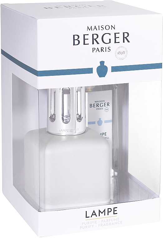 Zestaw - Maison Berger White Lamp Delicate White Musk (aromalamp + refill/250ml) — Zdjęcie N1