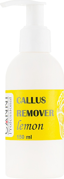 Preparat do usuwania zrogowaciałego naskórka ze stóp - Canni Callus Remover Lemon — Zdjęcie N3