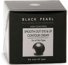 Krem do pielęgnacji skóry wokół oczu i ust - Sea Of Spa Black Pearl Age Control Smooth Out Eye & Lip Contour Cream For All Skin Types — Zdjęcie N4