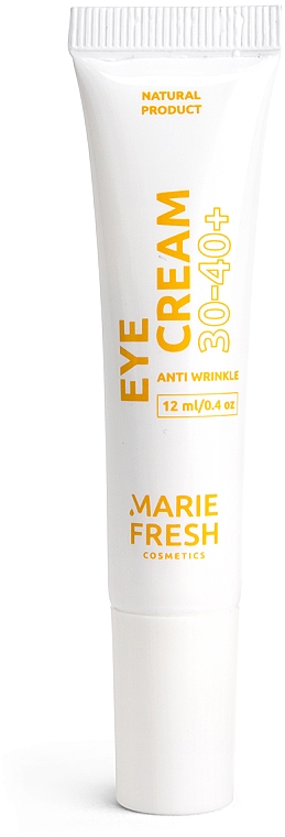 Przeciwzmarszczkowy krem pod oczy 30 i 40+ - Marie Fresh Cosmetics Eye Cream — Zdjęcie N1