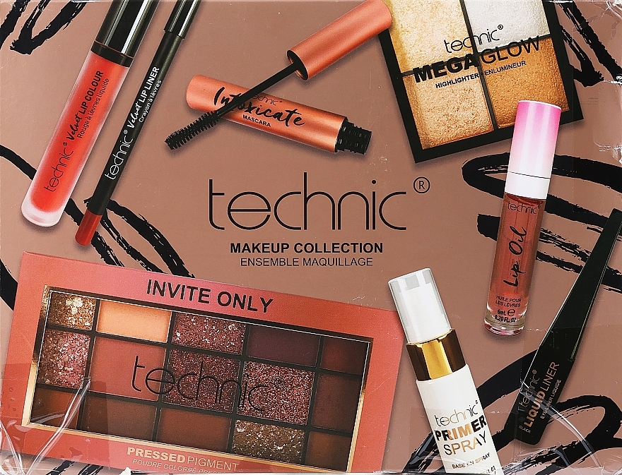 PRZECENA! Zestaw, 8 produktów - Technic Cosmetics Makeup Collection * — Zdjęcie N1