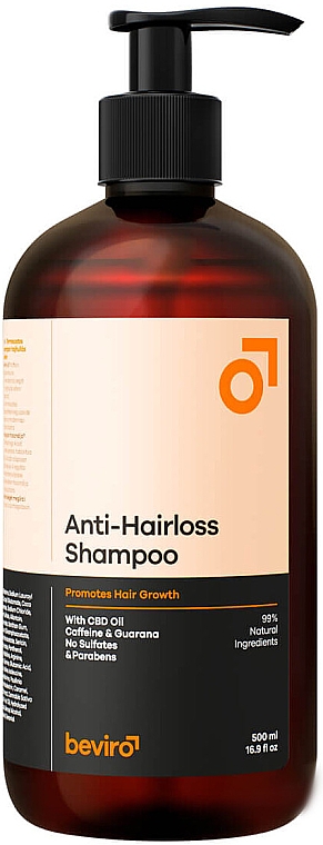 Szampon przeciw wypadaniu włosów dla mężczyzn - Beviro Anti-Hairloss Hair Shampo — Zdjęcie N2