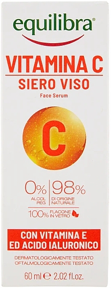 Serum do twarzy z witaminą C - Equilibra Siero Vitamina C — Zdjęcie N1