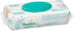 Chusteczki nawilżane dla dzieci Sensitive, 56 szt. - Pampers — Zdjęcie N3