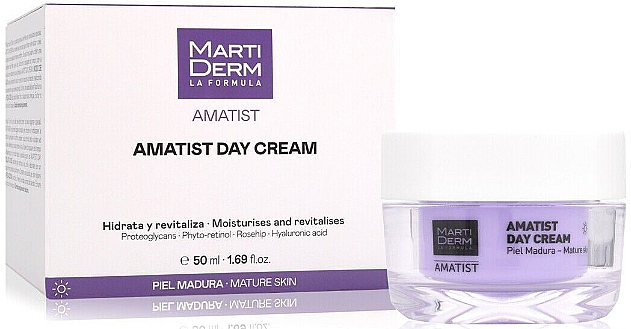 Krem do twarzy na dzień - MartiDerm Amatist Moisturises And Revitalises Day Cream — Zdjęcie N1