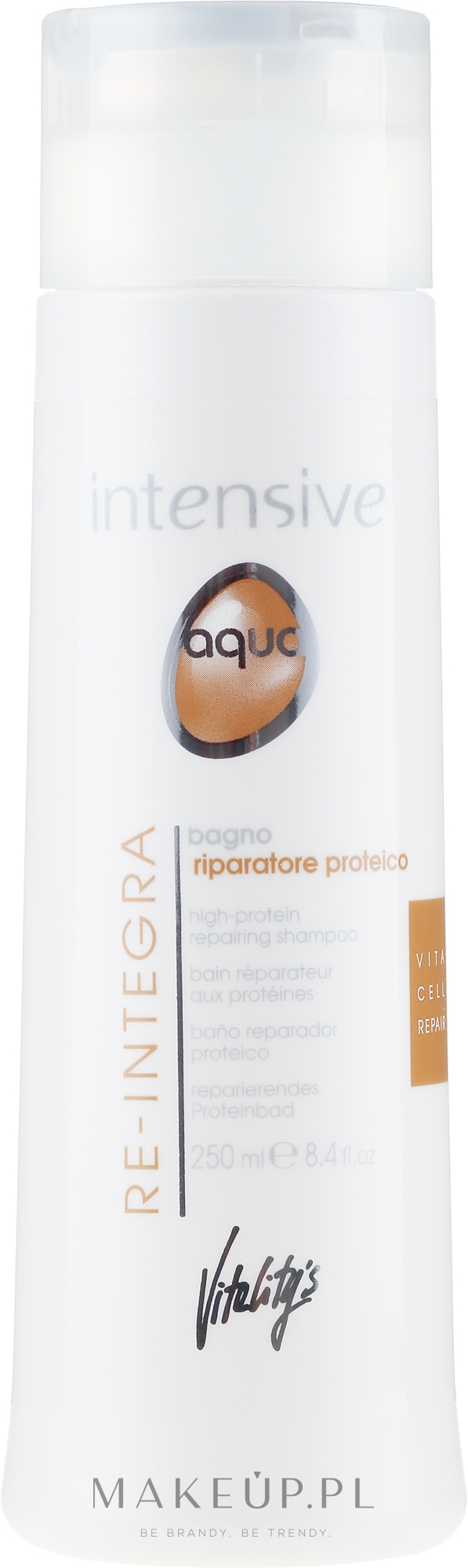 Regenerujący szampon proteinowy - Vitality’s Intensive Aqua Re-Integra High-Protein Shampoo — Zdjęcie 250 ml