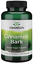 Suplement diety Kora cynamonu - Swanson Cinnamon Bark Maximum Strength — Zdjęcie N1