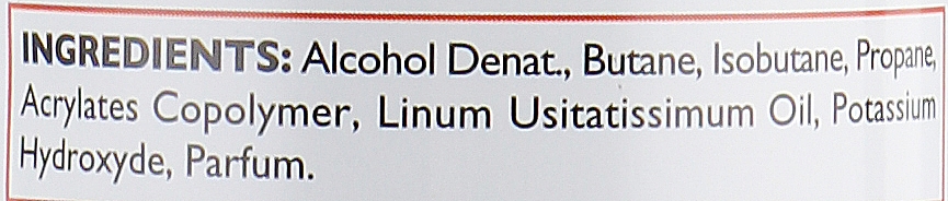 Lakier do włosów z ekstraktem z nasion lnu, mocne utrwalenie - Parisienne Italia Lin Exance Hair Spray Strong Hold — Zdjęcie N3