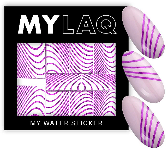 Naklejki na paznokcie, 10 - MylaQ My Water Sticker 10 — Zdjęcie N1