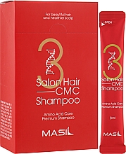 Szampon z aminokwasami - Masil 3 Salon Hair CMC Shampoo (próbka) — Zdjęcie N5