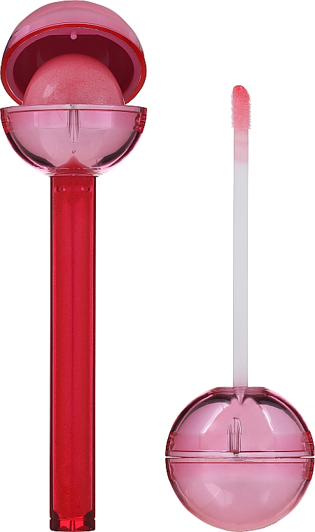 Nawilżający balsam do ust i błyszczyk 2 w 1 - Glossy Pops Cosmic Waves Shimmer Lip Balm & Lip Gloss Duo — Zdjęcie N1
