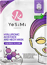 Kup Maska na twarz i szyję z kwasem hialuronowym - YeSiMi Hyaluronic Acid Face And Neck Mask