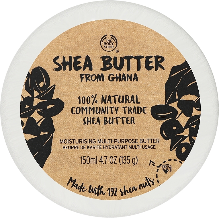 PRZECENA!  Masło Shea do twarzy, włosów i ciała - The Body Shop From Ghana Shea Butter * — Zdjęcie N1