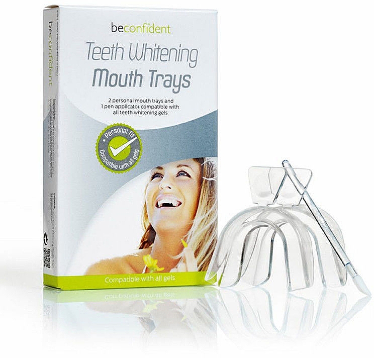 Wybielające nakładki na zęby - Beconfident Teeth Whitening Mouth Trays — Zdjęcie N1
