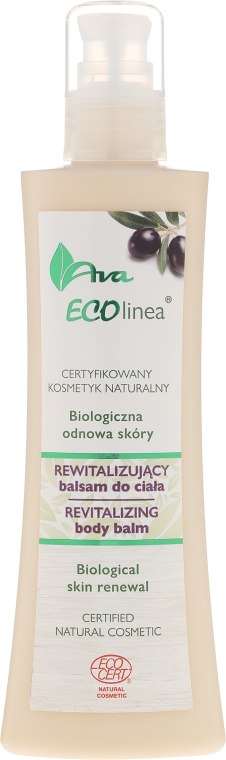 Rewitalizujący balsam do ciała Biologiczna odnowa skóry - AVA Laboratorium Eco Linea — Zdjęcie N1