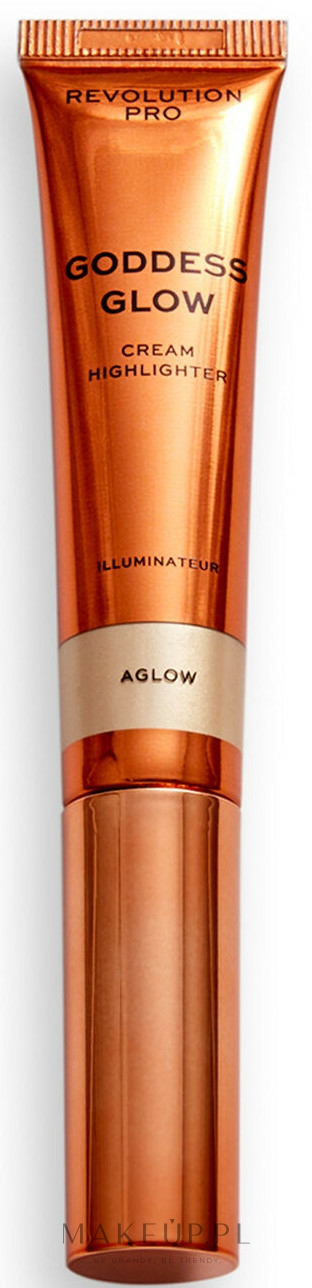 Rozświetlacz do twarzy w kremie - Revolution Pro Goddess Glow Cream Highlighter — Zdjęcie Aglow