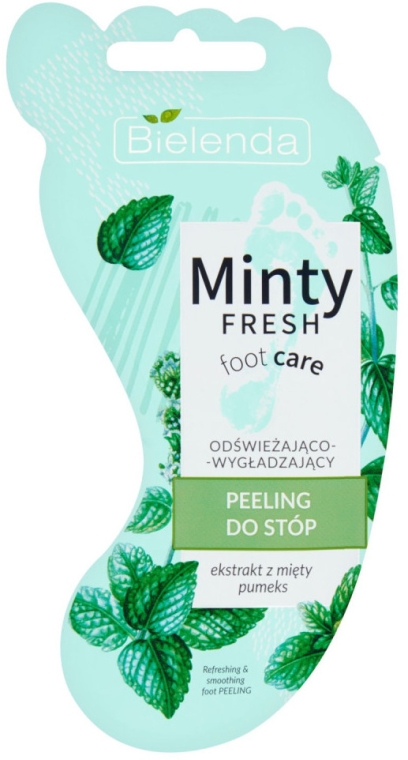 Odświeżająco-wygładzający peeling do stóp - Bielenda Minty Fresh Foot Care Refreshing & Smoothing Foot Peeling — Zdjęcie N1