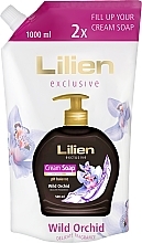 Mydło w płynie Dzika Orchidea - Lilien Wild Orchid Cream Soap Doypack — Zdjęcie N1