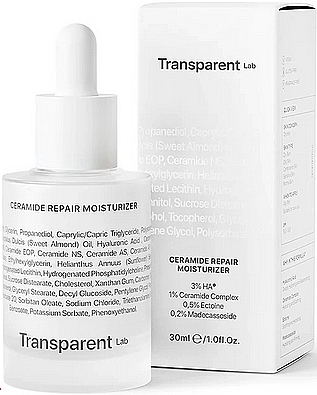 Ultranawilżające serum do twarzy - Transparent Lab Ceramide Repair Moisturizer — Zdjęcie N1