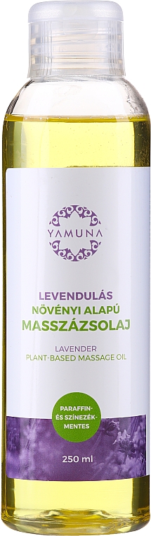 Olejek do masażu Lawenda - Yamuna Lavender Plant Based Massage Oil — Zdjęcie N1