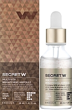 Serum do twarzy z kompleksem multiwitaminowym - Enough Secret With Multi-Vita Brightening Ampoule — Zdjęcie N2