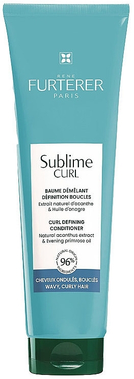 Aktywująca odżywka przeciw plątaniu się włosów falowanych i kręconych - Rene Furterer Sublime Curl Activating Detangling Conditioner — Zdjęcie N3