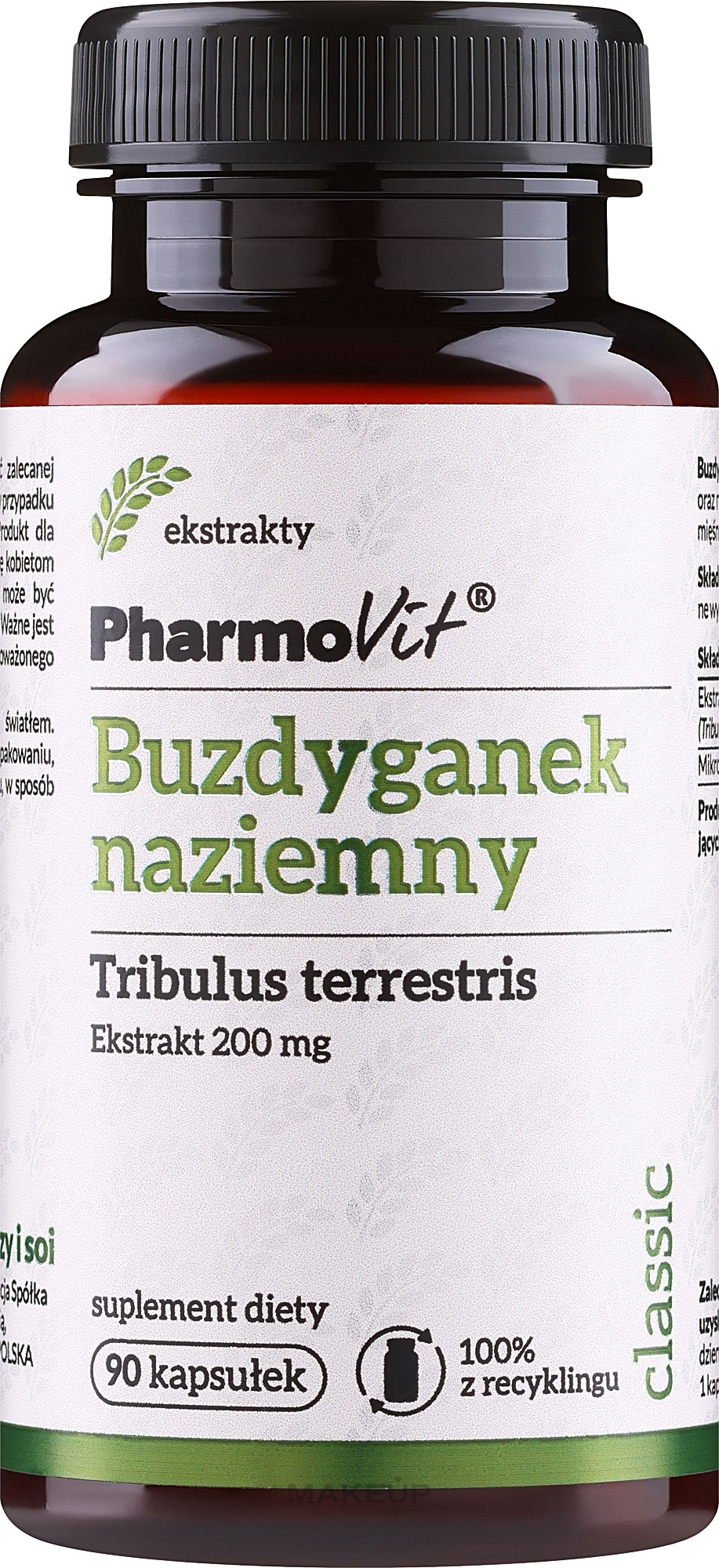 Suplement diety Buzdyganek naziemny, 200 mg - Pharmovit Classic — Zdjęcie 90 szt.
