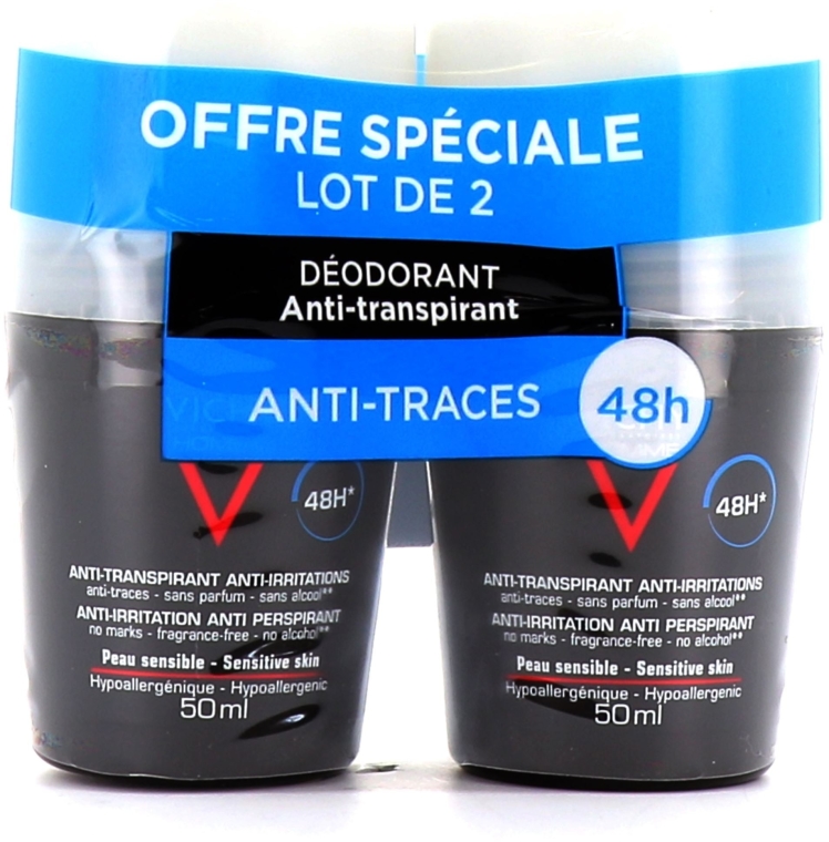 Dezodorant-antyperspirant w kulce - Vichy Homme Roll-on 48 Hours Anti-perspirant Deodorant — Zdjęcie N1