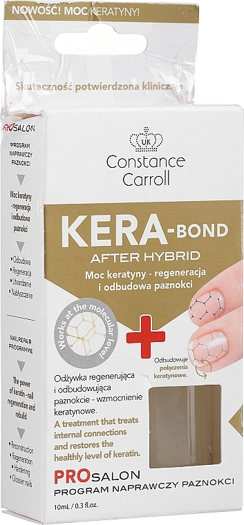 PRZECENA! Program naprawczy paznokci - Constance Carroll Nail Care Kera-Bond After Hybrid * — Zdjęcie N1
