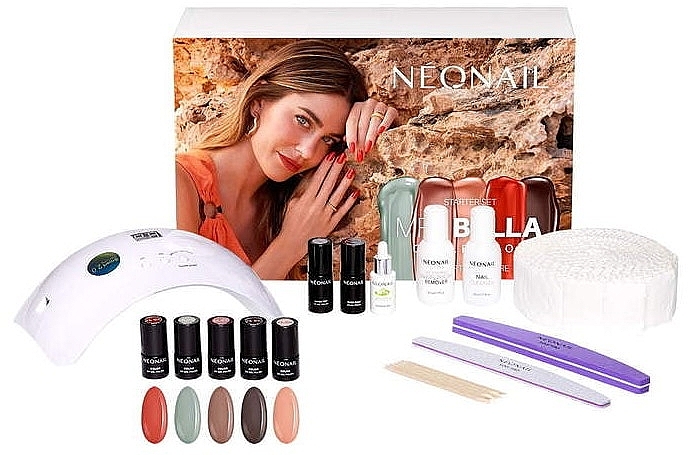 	Zestaw do manicure, 15 produktów - NeoNail Professional Mrs Bella The Art of Nature Starter Set — Zdjęcie N1