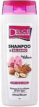 Szampon-odżywka do włosów z migdałami - Mil Mil Delice Day by Day Shampoo & Conditioner Almond Flowers — Zdjęcie N1