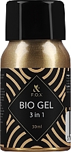 Przezroczysty biożel do paznokci - F.o.x Bio Gel 3 in 1 Base Top Builder — Zdjęcie N5