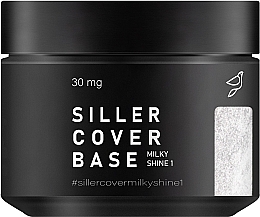 Baza do paznokci, 30 ml - Siller Professional Cover Base Milky Shine — Zdjęcie N1