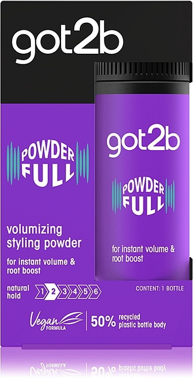 Stylizujący puder dodający włosom objętości - Got2b Volumizing Powder