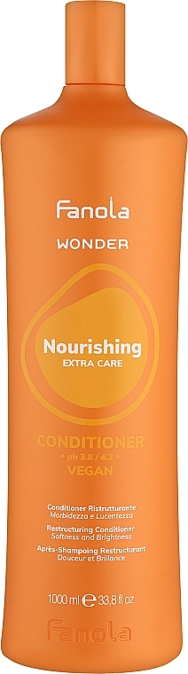 Odżywka intensywnie nawilżająca i odbudowująca włosy - Fanola Wonder Nourishing Conditioner — Zdjęcie N2