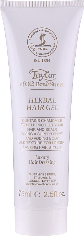 Żel do włosów - Taylor Of Old Bond Street Herbal Hair Gel Luxury Hair Dressing — Zdjęcie N3