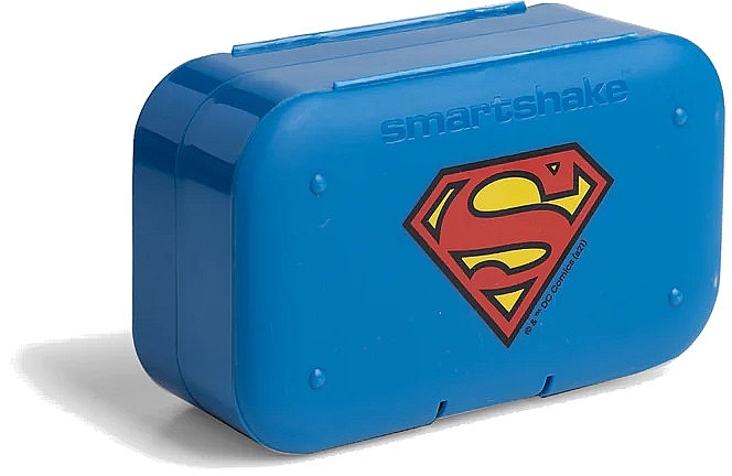 Organizer na witaminy - SmartShake Pill Box Organizer Superman — Zdjęcie N1