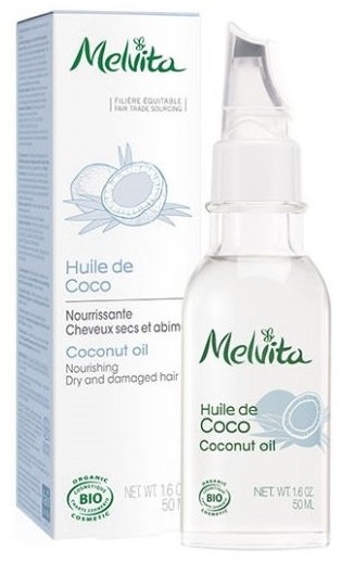 Organiczny olej kokosowy do włosów suchych i zniszczonych - Melvita Organic Coconut Oil — Zdjęcie N4