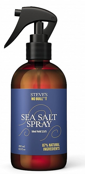 Spray solny do stylizacji włosów - Steve?s No Bull***t Sea Salt Spray — Zdjęcie N1