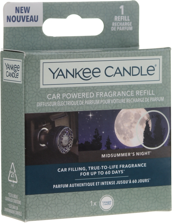 Zapach samochodowy - Yankee Candle Car Powered Fragrance Refill Midsummer's Night — Zdjęcie N1
