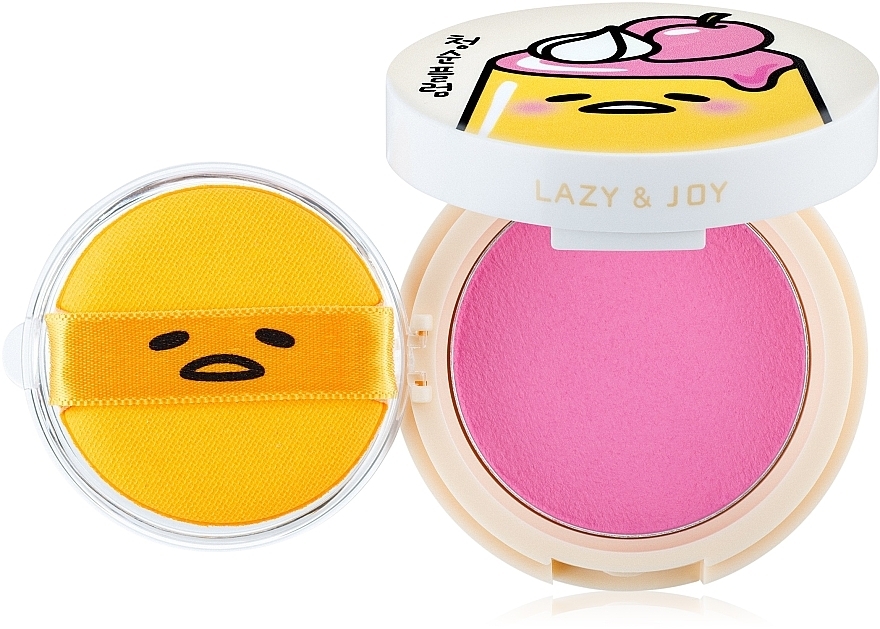 Kremowy róż do policzków - Holika Holika Gudetama Jelly Dough Blusher — Zdjęcie N1