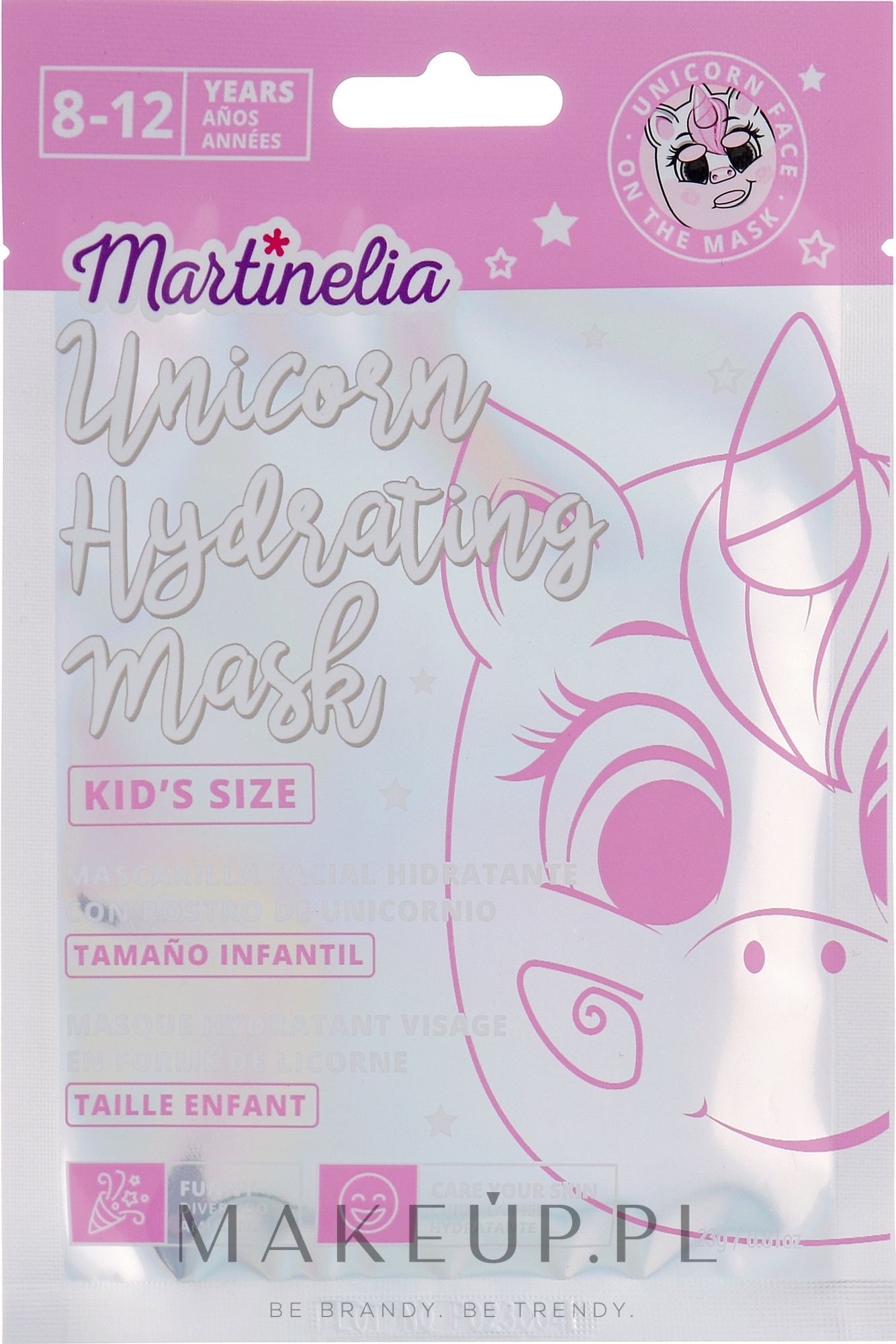 Nawilżająca maseczka do twarzy - Martinelia Starshine Unicorn Face Hydrating Mask — Zdjęcie 23 g