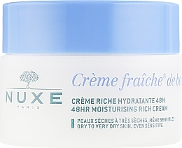 Bogaty krem nawilżająco-kojący do twarzy - Nuxe Crème Fraîche de Beauté Enrichie Soothing And Moisturizing Rich Cream — Zdjęcie N3