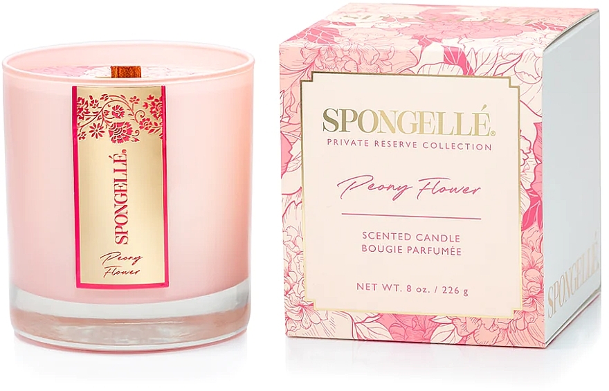 Świeca zapachowa Kwiat Piwonii - Spongelle Private Reserve Scented Candle — Zdjęcie N2