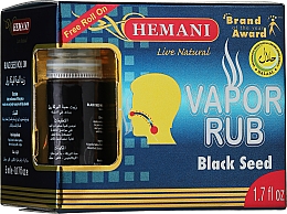 Kup Zestaw - Hemani Vapor Rub Black Seed Set (ointment/50ml + oil/5ml)