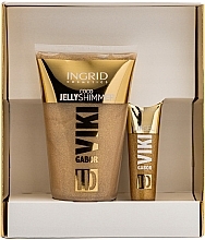 Zestaw - Ingrid Cosmetics x Viki Gabor ID Golden Set 2 (b/lot 150 ml + lip/gel 15 ml) — Zdjęcie N1